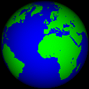 earth orthographic